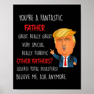 Maak Vaderdag Groot Weer Papa Grappig Doe Poster