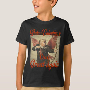 Maak Valentijnsdag weer geweldig Grappig Trump Val T-shirt