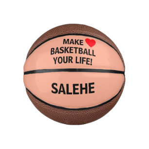 Maak van Basketball uw leven!™ Aangepaste Mini Bas Basketbal