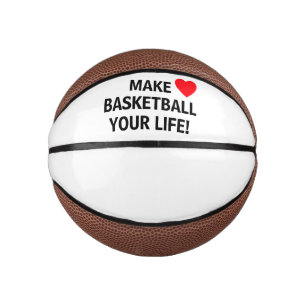 Maak van Basketball uw leven!™ Aangepaste Mini Bas Basketbal