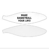 Maak van Basketball uw leven!™ Aangepaste Mini Bas Basketbal (Panelen)