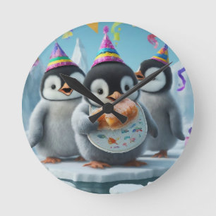 Maak van elke dag een avontuur! Educatieve pinguïn Ronde Klok