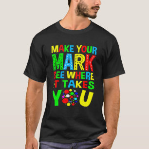 Maak van je Mark Dot Day de stip voor jongens meis T-shirt