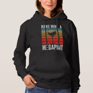 Maak van mij een mega-punt grappige wijn die drink hoodie