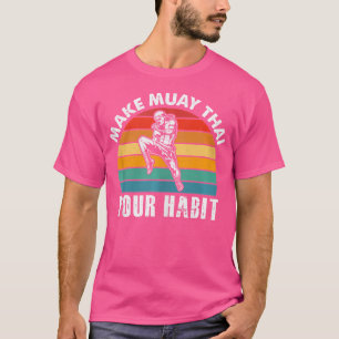 Maak van Muay Thai je habitat in Thai Boxing in Mu T-shirt