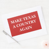 Maak van Texas weer een land Sticker (Envelop)