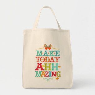 Maak vandaag Ahh-Mazing Motivatie Canvas tas