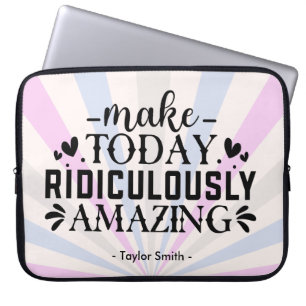 Maak vandaag belachelijk verbazingwekkende retro z laptop sleeve