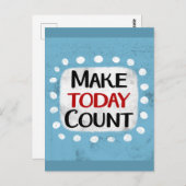 Maak vandaag Briefkaart tellen (Voorkant / Achterkant)