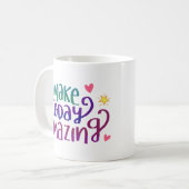 Maak vandaag een ongelofelijke prijsopgave koffiemok (Voorkant links)