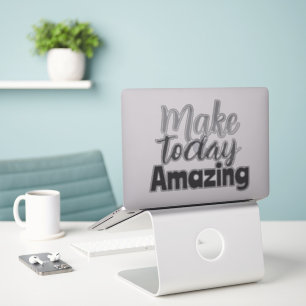 Maak Vandaag Geweldig Inspirerend Citaat Sticker