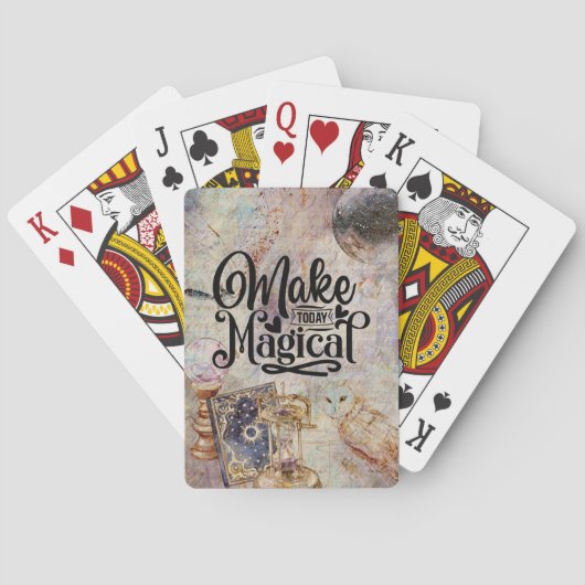 Maak vandaag Magisch Pokerkaarten (Achterkant)