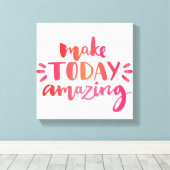 Maak vandaag ongelofelijk 2 canvas afdruk (Insitu (Houten vloer))