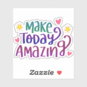 Maak vandaag ongelofelijk | INSPIREREND Sticker (Vel)