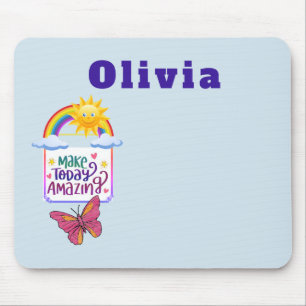 Maak vandaag verbluffend - Verlicht uw dag kleurri Muismat