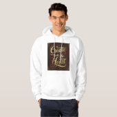 Maak vanuit het hart hoodie (Voorkant volledig)