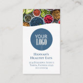 Maak verbinding met ons | QR-code Logo Moderne fot Visitekaartje (Voorkant)