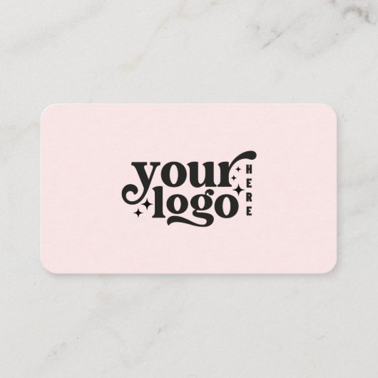 Maak verbinding met ons Social Media QR Code roze Visitekaartje (Achterkant)