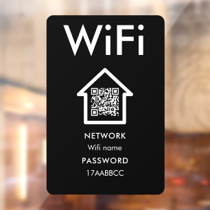 Maak Verbinding Met Wifi Scan Om Gastenkamer Zwa Raamsticker