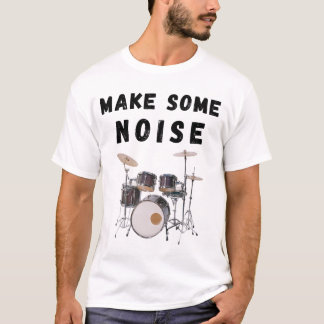 Maak wat lawaai: drums t-shirt