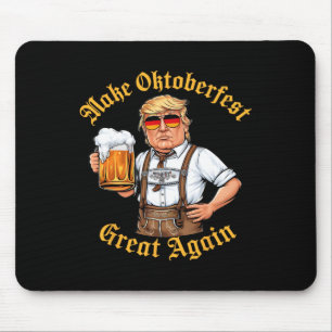 Maak weer geweldig Grappige Trump Drink Bier Prost Muismat