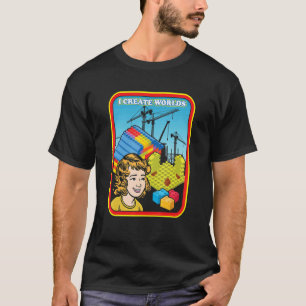 Maak Werelden Engineer Hoofd Bouwer Constructie T-shirt