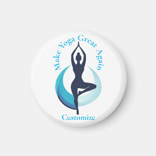 Maak yoga weer geweldig Thunder_Cove Magneet