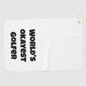 Maak zelf uw eigen grappige golf golfhanddoek (Horizontaal)