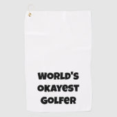 Maak zelf uw eigen grappige golf golfhanddoek (Voorkant)