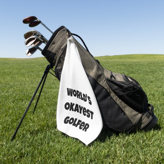 Maak zelf uw eigen grappige golf golfhanddoek (Groen)
