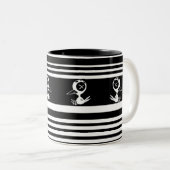 Maakies Stripped Coffee Mok (Voorkant rechts)