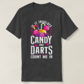 Maakt  als het Snoep en kunstgradaties impliceert T-shirt (Design voorkant)