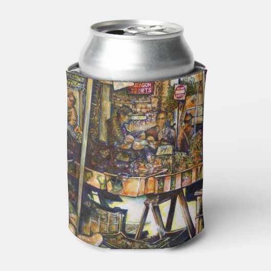 Maakt de creativiteit glimmend des te helderder blikjeskoeler (Blikje Voorkant)