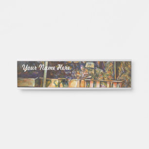 Maakt de creativiteit glimmend des te helderder deurbordje