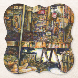 Maakt de creativiteit glimmend des te helderder kartonnen onderzetters