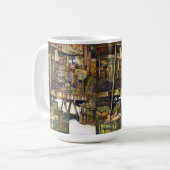 Maakt de creativiteit glimmend des te helderder koffiemok (Voorkant links)