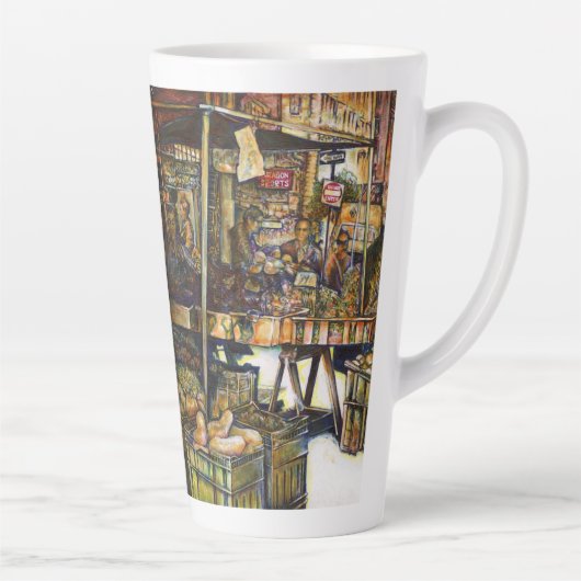 Maakt de creativiteit glimmend des te helderder latte mok (Rechts)