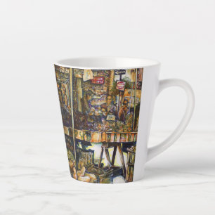 Maakt de creativiteit glimmend des te helderder latte mok