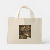 Maakt de creativiteit glimmend des te helderder mini tote bag (Achterkant)
