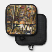 Maakt de creativiteit glimmend des te helderder pannenlap (Voorkant / Achterkant)