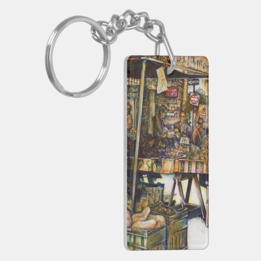 Maakt de creativiteit glimmend des te helderder sleutelhanger (Voorkant Links)