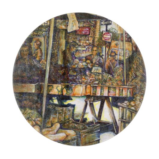 Maakt de creativiteit glimmend des te helderder snijplank (Voorkant)