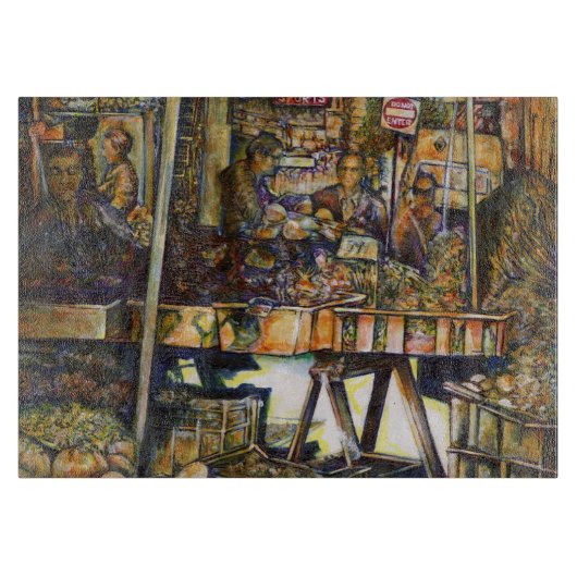 Maakt de creativiteit glimmend des te helderder snijplank (Voorkant)