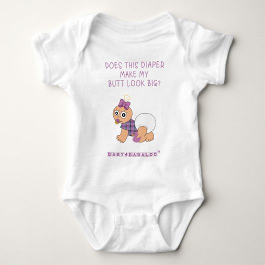 Maakt deze luier mijn tas groot romper (Voorkant)