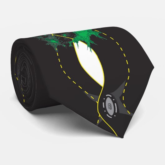 Maakt dit lelijke Stropdas me vet en bruin maken?S (Opgerold)