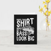 Maakt dit Shirt mijn tas groot? Kaart (Gele Bloem)