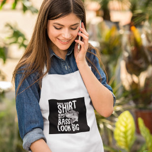 Maakt dit Shirt mijn tas groot, volwassen Schort? Standaard Schort