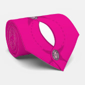 Maakt dit Stropdas me er gek van? (magenta) (Opgerold)