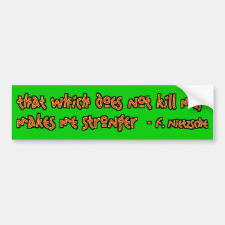 maakt me sterker bumpersticker