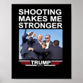 Maakt me sterker Trump 2024 Shirt Poster (Voorkant)
